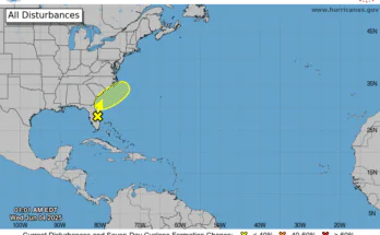 NOAA: Non-Tropical System Form Over U.S. Southeast