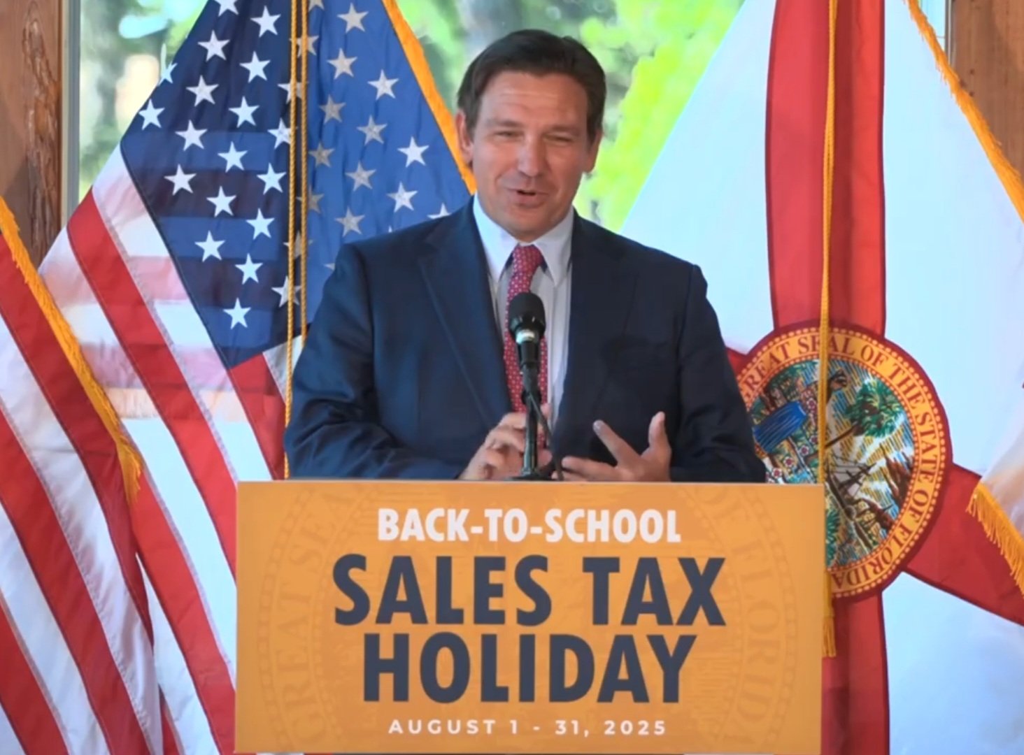 DeSantis Announces Changes To Florida Back-To-School Tax Free Holiday 2025