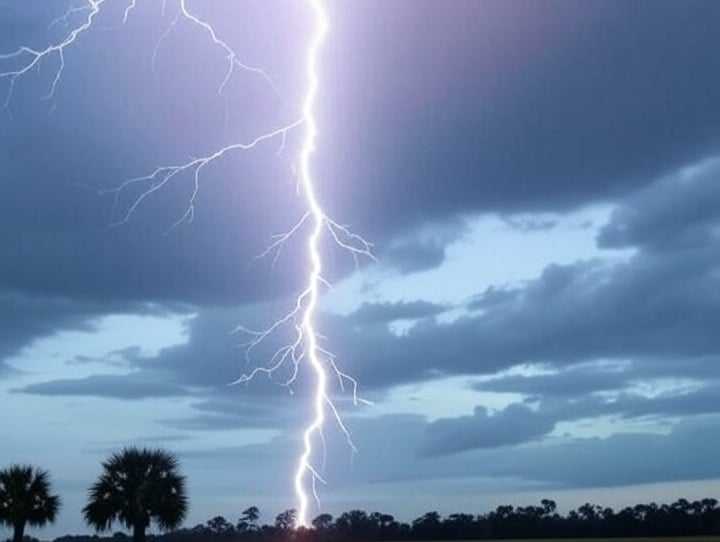 Florida Woman Struck By Lightning While Mowing Lawn