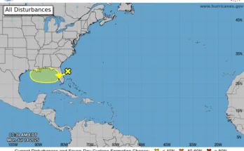 NOAA: 30% Chance Tropical Cyclone Forms Near Florida
