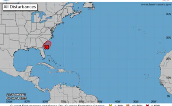 NOAA: Invest 92L Projected Path To South Carolina, Spaghetti Models