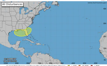 NOAA: 20% Chance Tropical Cyclone Forms Near Florida