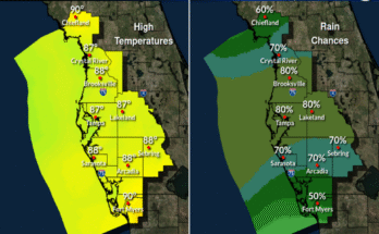 More Thunderstorms For Tampa Bay, Southwest Florida