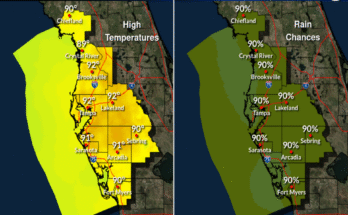 Excessive Rainfall Risk For Tampa Bay, Southwest Florida