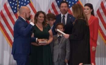 Florida Governor Ron DeSantis Appoints Jay Collins as Lieutenant Governor