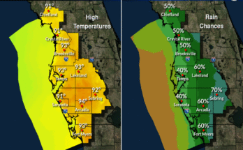 Rain, Thunderstorms For Tampa Bay, Southwest Florida