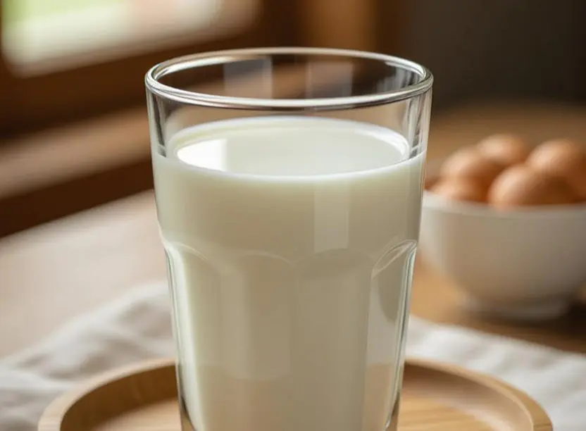 Glass of milk