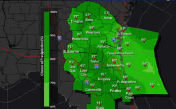 More Heavy Rain, Flood Risk For North Florida
