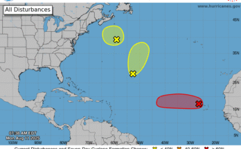 NOAA: 90% Chance Tropical Storm Erin Forms, Invest 97L Spaghetti Models