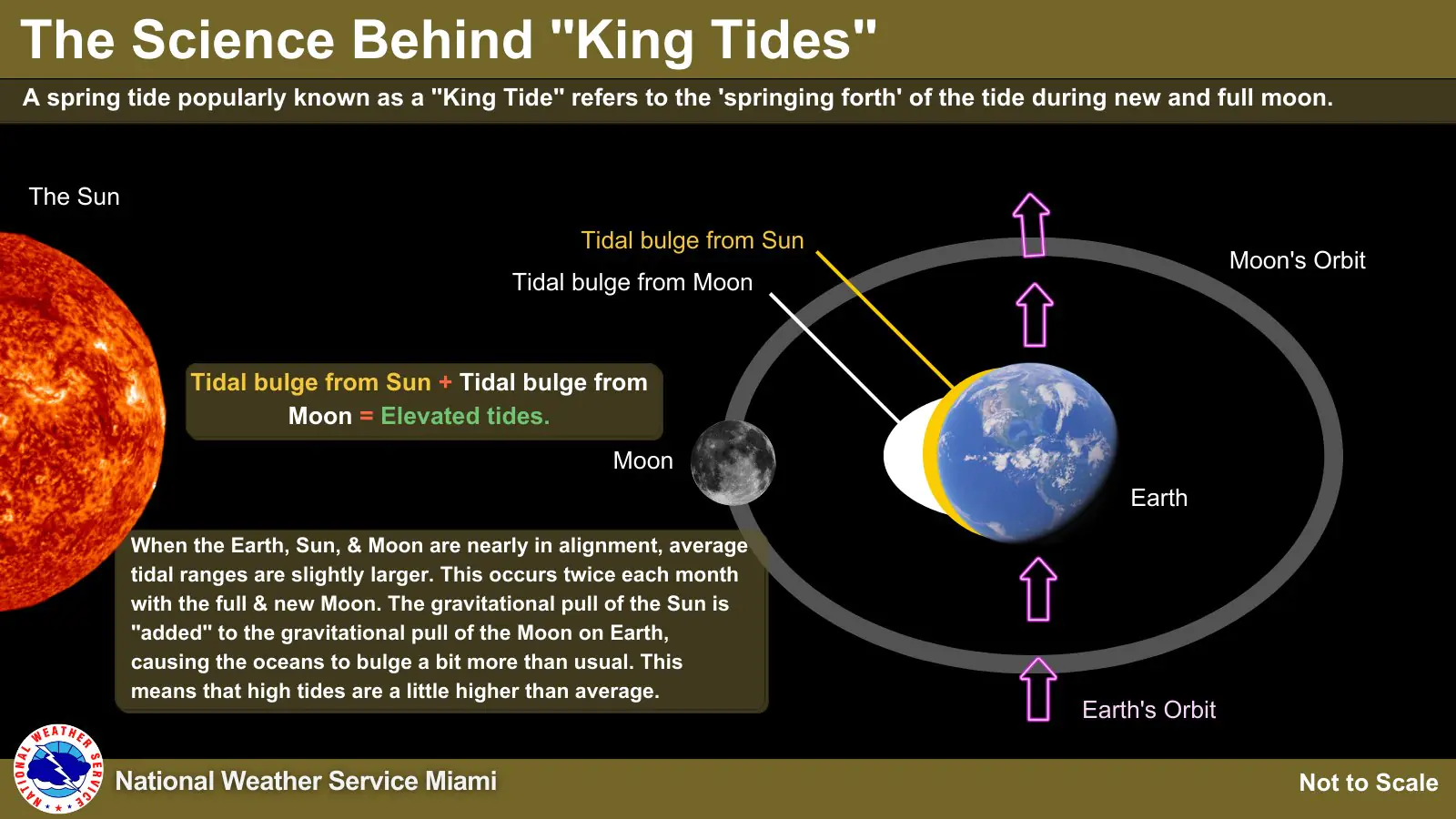 King Tides infographic.