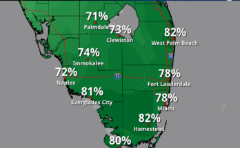 Thunderstorms Bring Flood Threat To South Florida