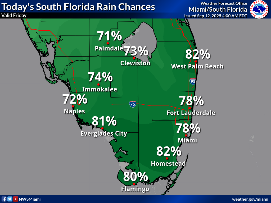 Thunderstorms Bring Flood Threat To South Florida