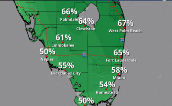 Thunderstorms For South Florida