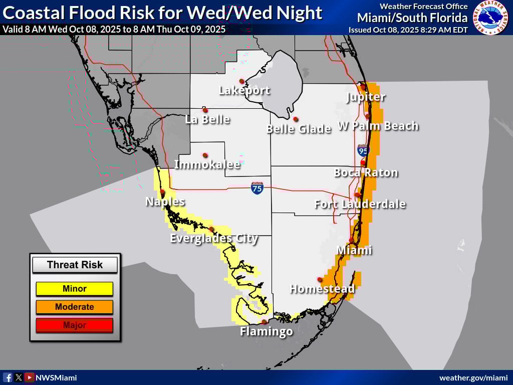 National Weather Service Miami South Florida Coastal Flood Advisory