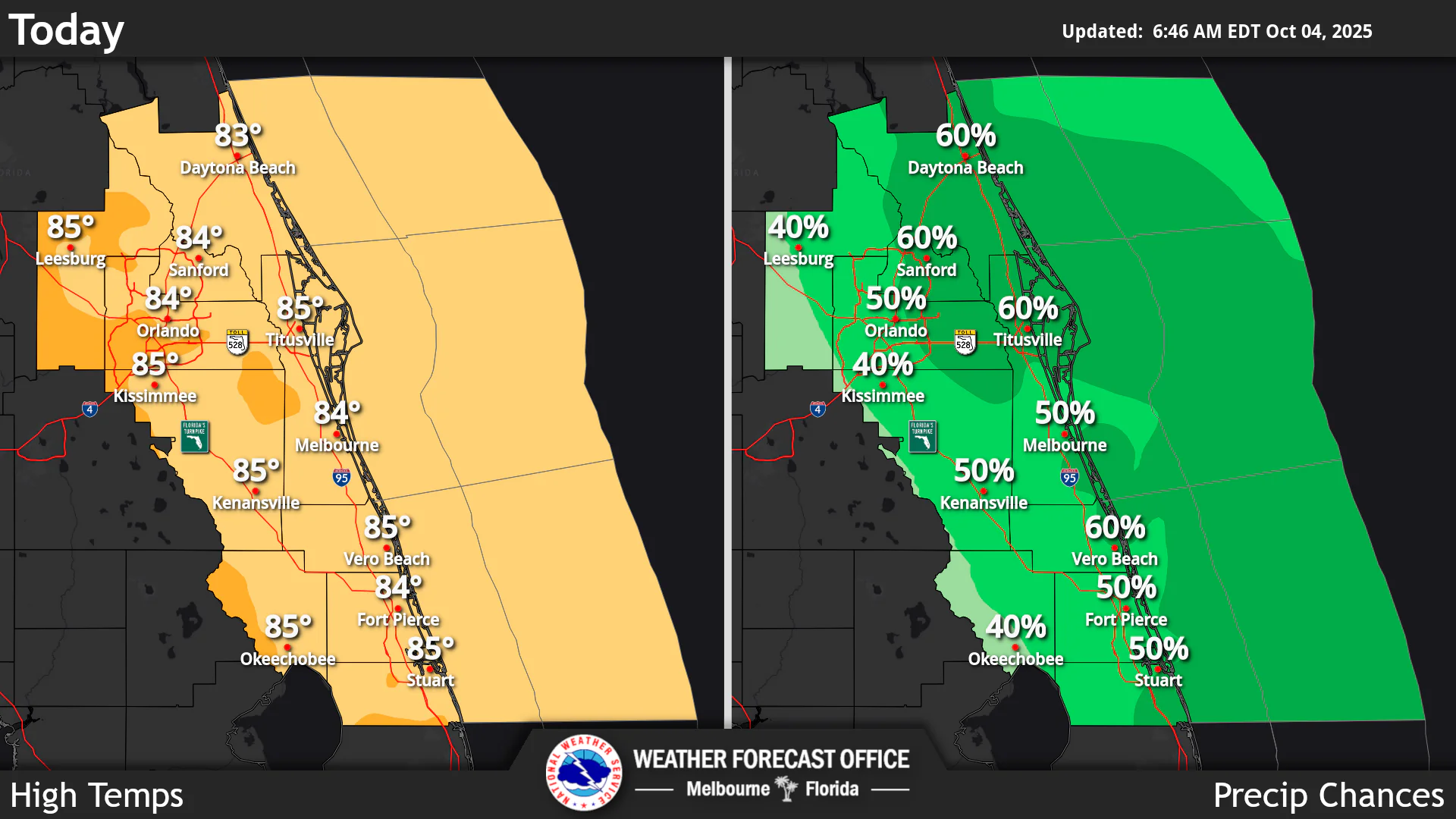 Coastal Flooding, Rain, Gusty Winds For Central Florida
