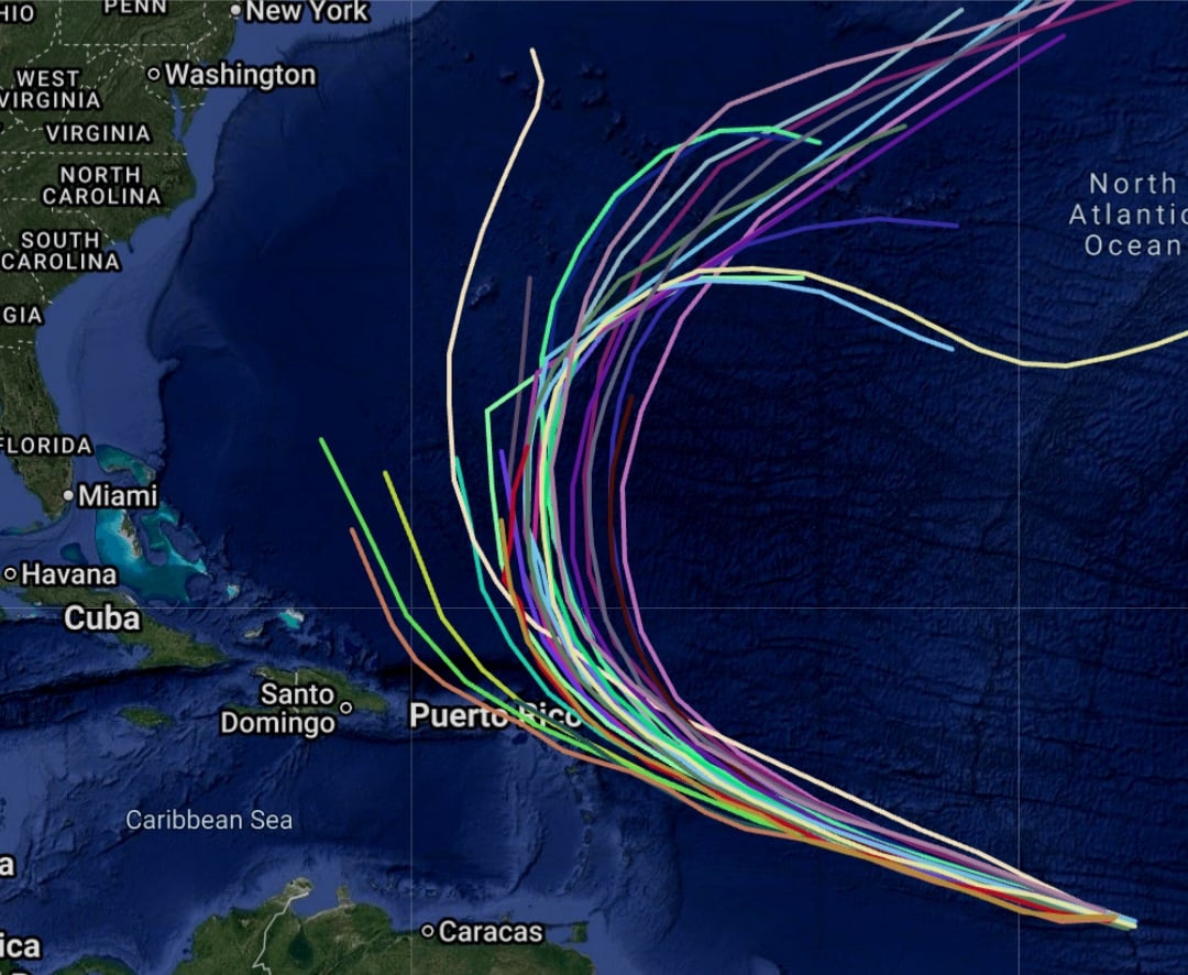 Tropical Storm Jerry 2025 Spaghetti Models, Computer Models