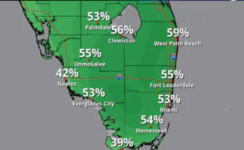 Coastal Flooding, Thunderstorms For South Florida