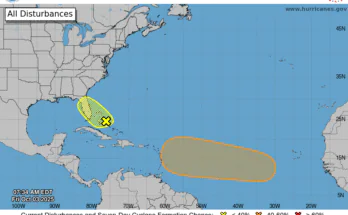 NOAA: 10% Chance Tropical Cyclone Forms Off Florida
