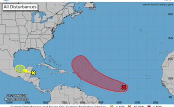 NOAA: Invest 95L 2025 Projected Path, Spaghetti Models