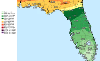 Widespread Rainfall For Florida Panhandle