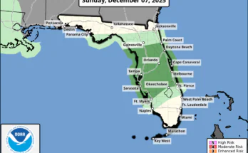 Severe Thunderstorm, Heavy Rainfall Risk For Central Florida