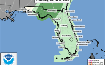 Severe Thunderstorms, Tornadoes For Florida Panhandle
