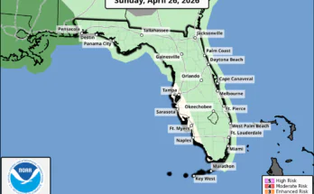 Isolated Thunderstorms For Tampa Bay, Southwest Florida
