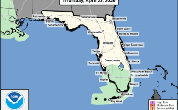 Thunderstorms, Rip Currents For South Florida