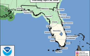 Strong Thunderstorms, Gusty Winds For North Florida