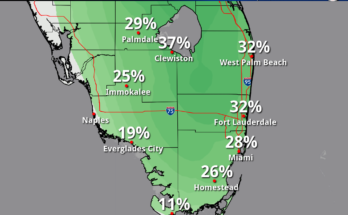 Severe Thunderstorm Risk For South Florida