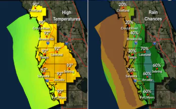 Thunderstorms, Heavy Rain for Tampa Bay and Southwest Florida