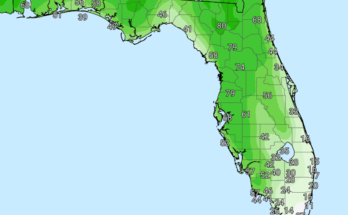 Thunderstorms, Heavy Rain For Florida Panhandle and Big Bend
