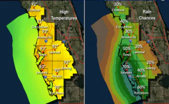 Thunderstorms, Hail, Heavy Rain for Tampa Bay and Southwest Florida