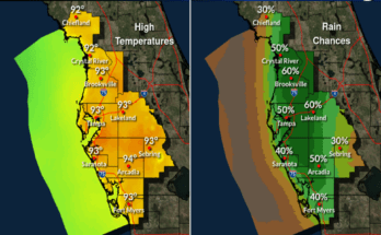 Thunderstorms, Heavy Rain for Tampa Bay and Southwest Florida