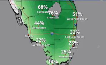 Heavy Rainfall, Thunderstorms For South Florida