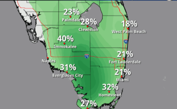 Hot, Thunderstorms, Rip Currents for South Florida