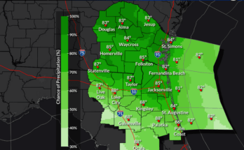 Thunderstorms, Flooding, Heavy Rain For North Florida