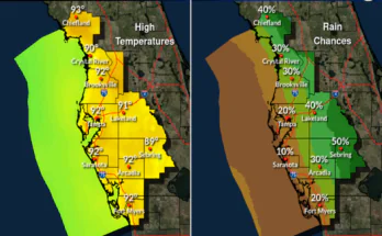 Thunderstorms, Gusty Winds for Tampa Bay and Southwest Florida