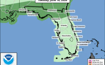 Severe Thunderstorm, Tornado Risk For Florida Panhandle and Big Bend
