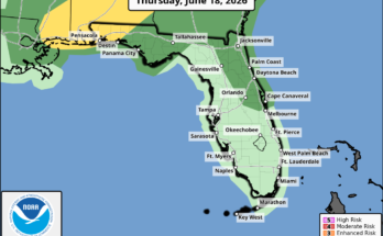 Severe Thunderstorms, Heavy Downpours, Flooding For North Florida
