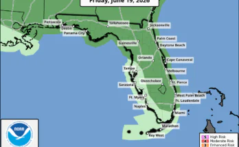 Severe Thunderstorms, Heavy Downpours For North Florida