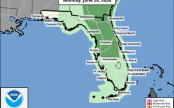 Severe Thunderstorms, Heavy Downpours For North Florida