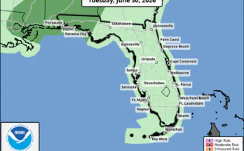 Severe Thunderstorm Risk For Florida Panhandle