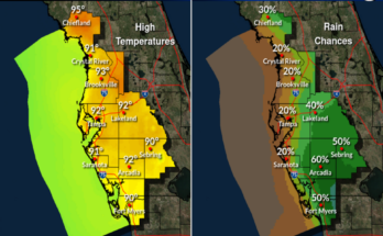 Thunderstorms, Heavy Rain for Tampa Bay and Southwest Florida