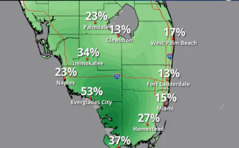 Triple-Digit Heat Indices, Thunderstorms For South Florida