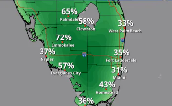 Triple-Digit Heat Indices, Thunderstorms For South Florida