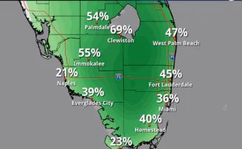 Heavy Downpours, Thunderstorms For South Florida