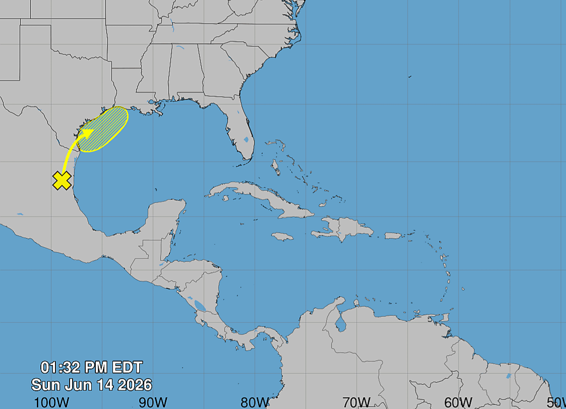 NOAA: 30% Chance Tropical Cyclone Forms Off Texas, Louisiana