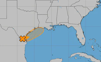 NOAA: Invest 90L Projected Path, Spaghetti Models To Texas