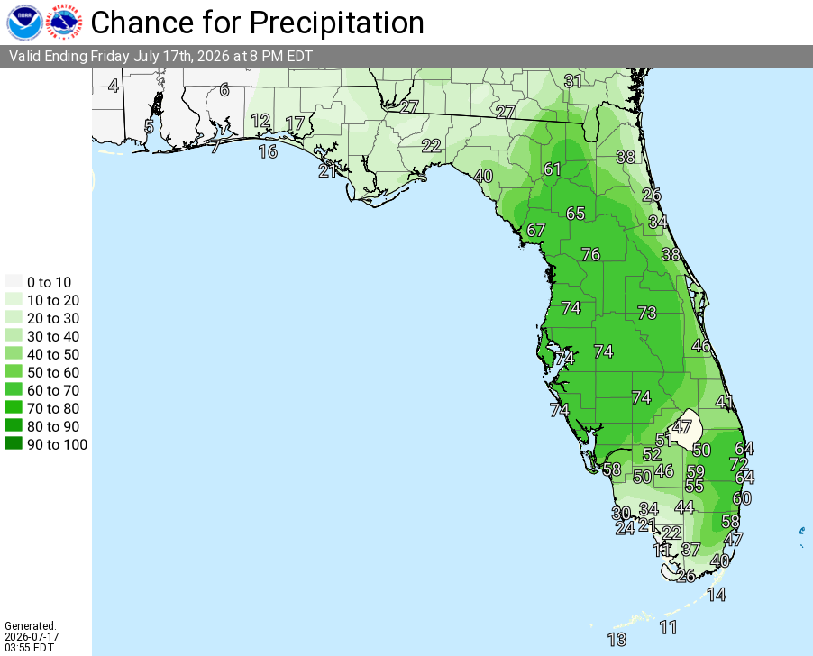 Strong Thunderstorms, Heavy Rain For Tampa Bay, Southwest Florida